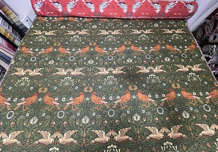 Птицы, Зелень, терракот
